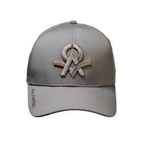 Sweat Out 2.0 Hat with Sunglasses Keeper - Curved Dark Gray on Dark Gray